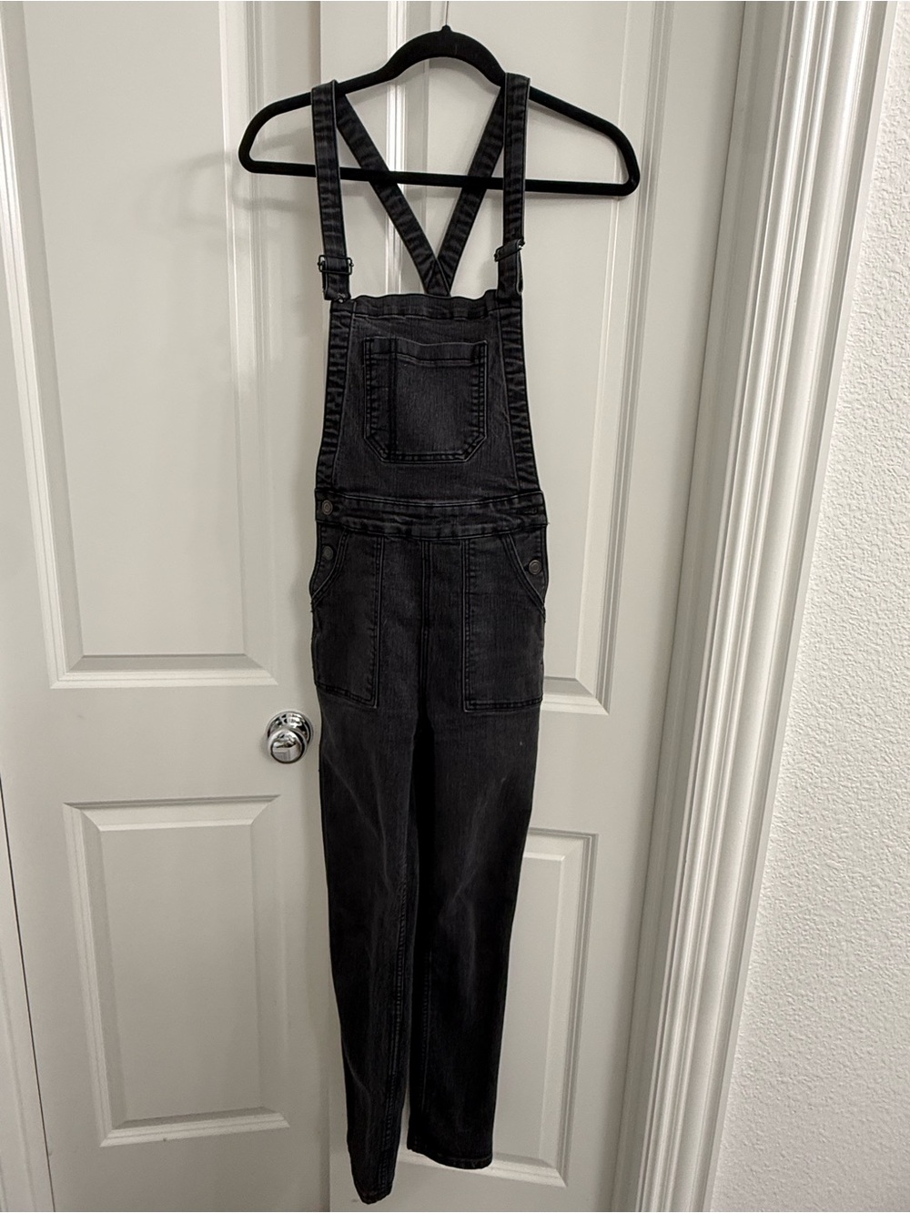 Brandy Melville Black Uma Overalls Slim Fit